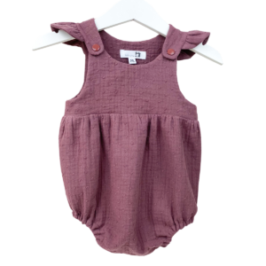 Babystrampler verspielt Pflaume