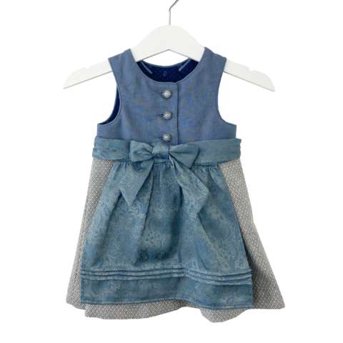 Babydirndl blau Gr. 68