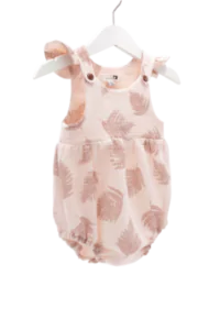 Babystrampler rosa Farn