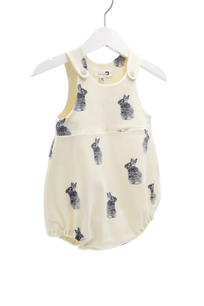 Babystrampler neutral Hase