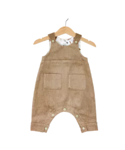Latzhose beige