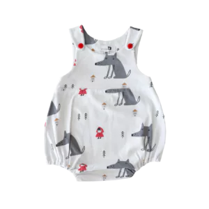 Babystrampler Rotkäppchen aus Jersey