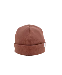 Haube für Baby/Kleinkind mit Stulpe in der Farbe altrosa