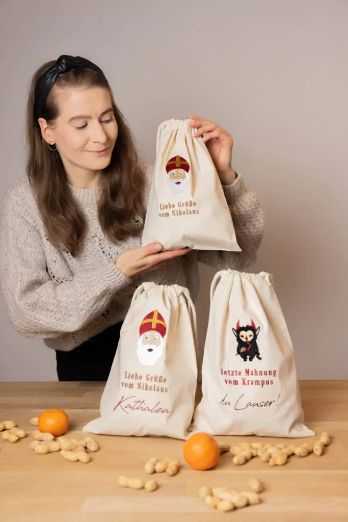 Nikolaus und Krampus Sackerl