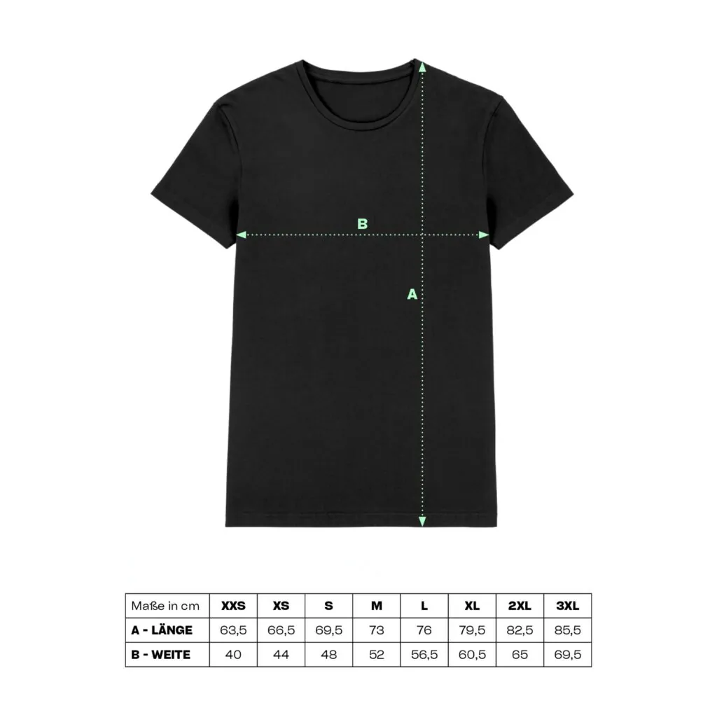 T-Shirt unisex mit Stickerei